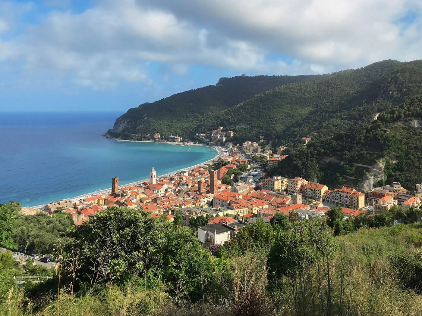 Capo Noli visto dal mare